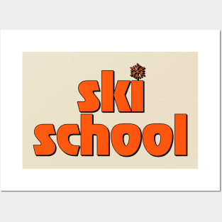 Ski School Posters and Art